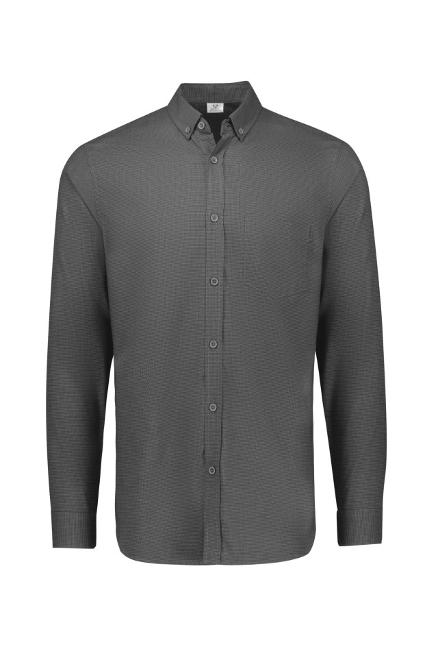 Mens Soul Long Sleeve Shirt Grey