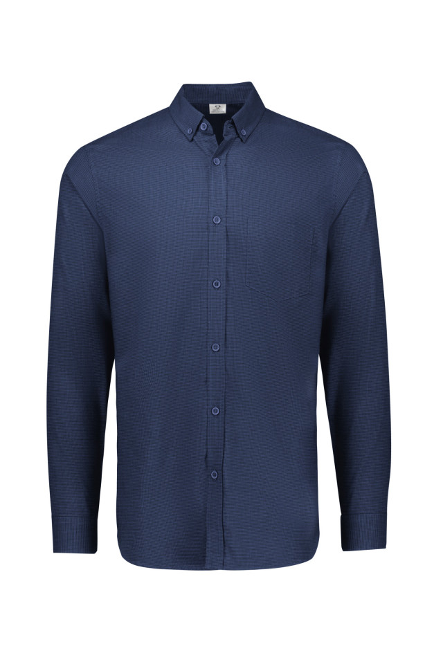 Mens Soul Long Sleeve Shirt Navy