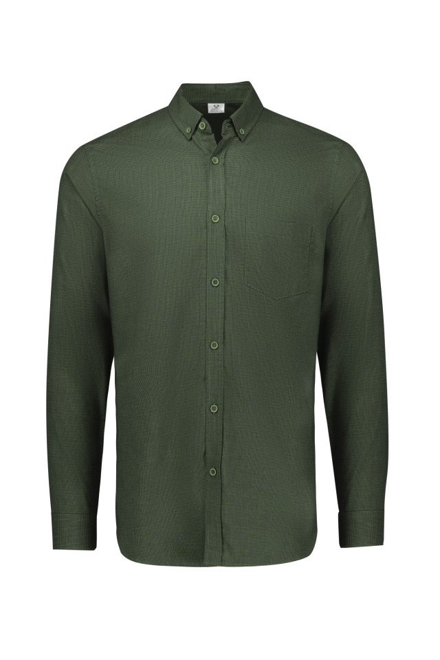 Mens Soul Long Sleeve Shirt Olive