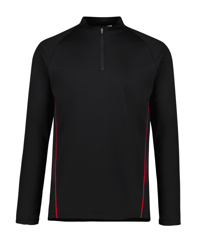 Unisex Balance Mid Layer Top Black/Red