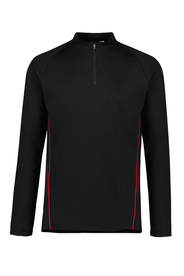 Unisex Balance Mid Layer Top Black/Red