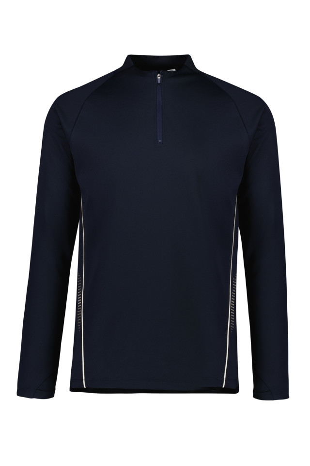 Unisex Balance Mid Layer Top Navy/White