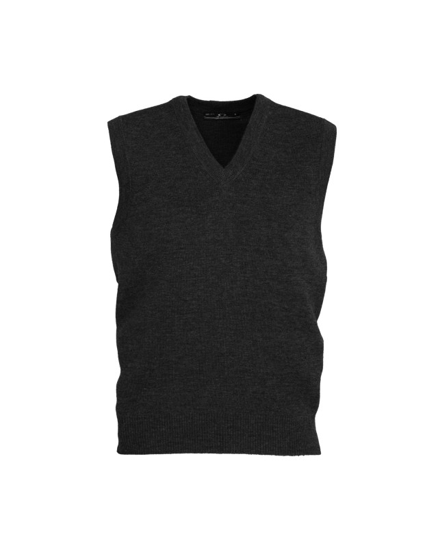Mens Woolmix Knit Vest Black