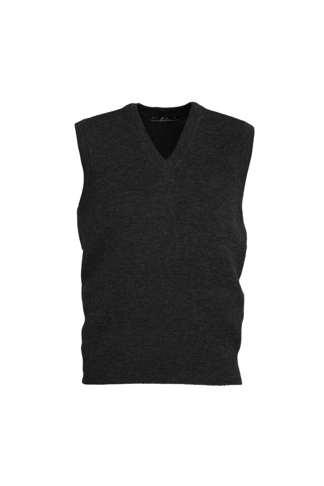 Mens Woolmix Knit Vest Black