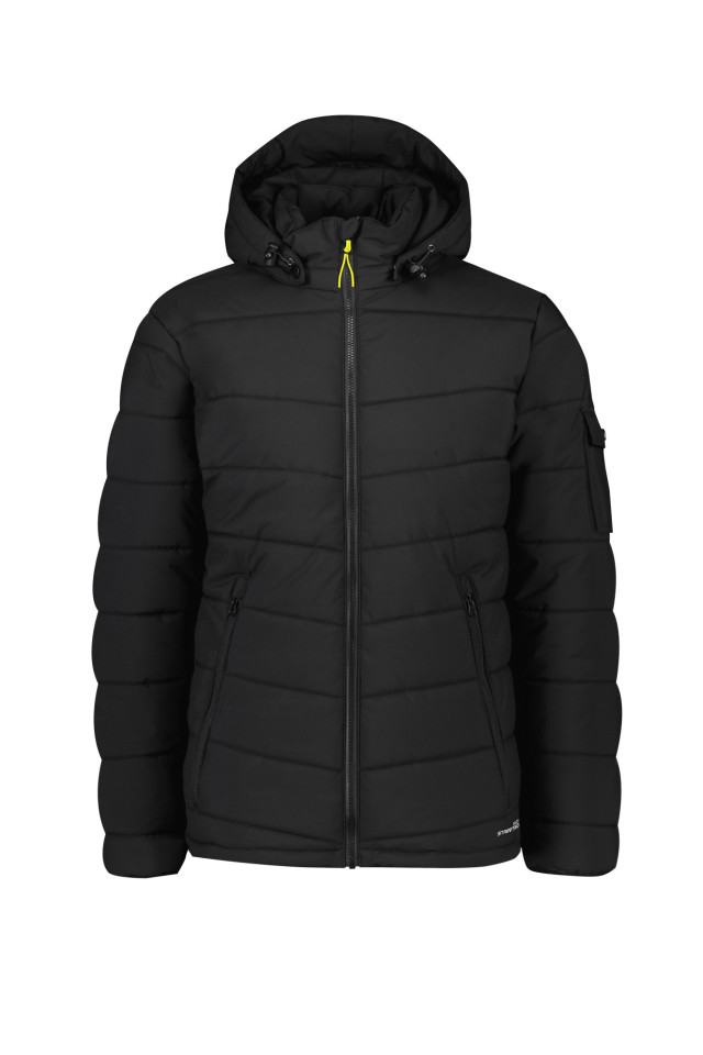 Unisex Streetworx Hooded Puffer Jacket Black