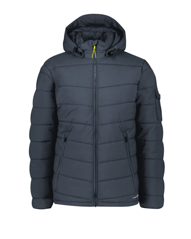 Unisex Streetworx Hooded Puffer Charcoal Blue