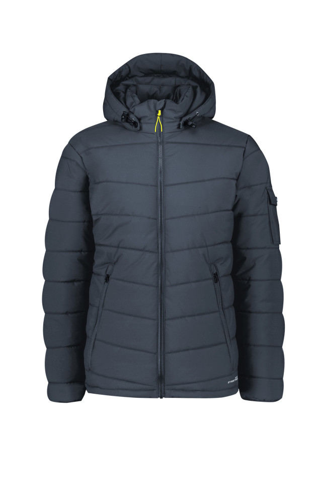 Unisex Streetworx Hooded Puffer Charcoal Blue
