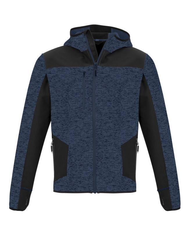 Unisex Streetworx Reinforced Knit Hoodie Navy