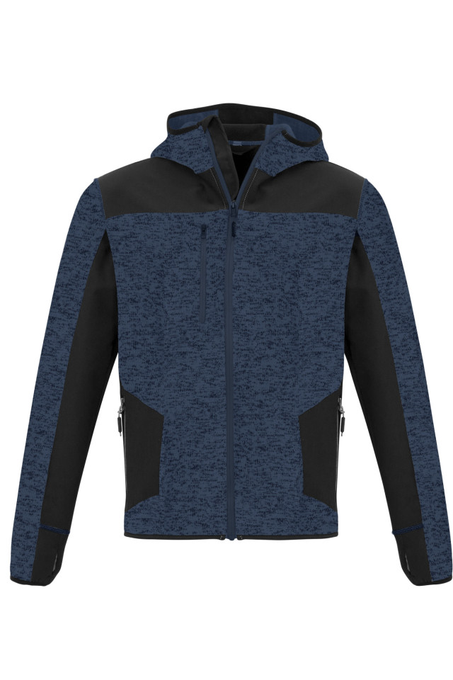 Unisex Streetworx Reinforced Knit Hoodie Navy