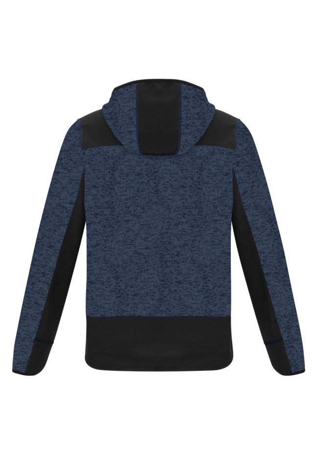 Unisex Streetworx Reinforced Knit Hoodie Navy - Image 4
