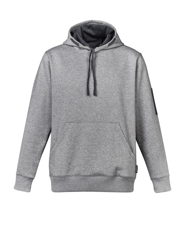 Unisex Multi-Pocket Hoodie Grey Marley/Charcoal