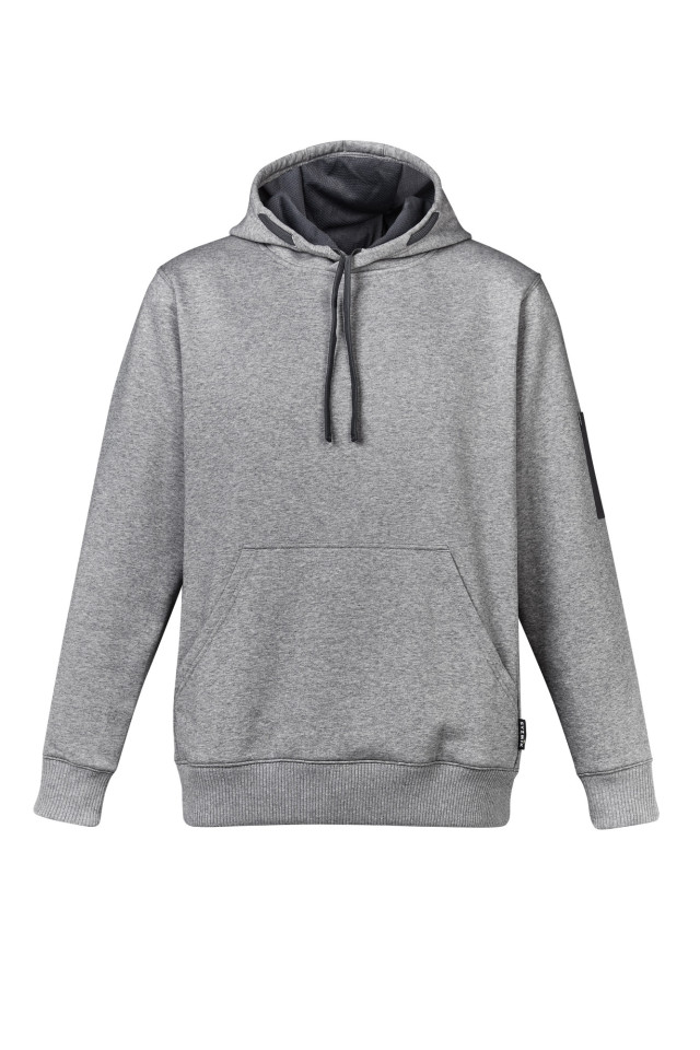 Unisex Multi-Pocket Hoodie Grey Marley/Charcoal