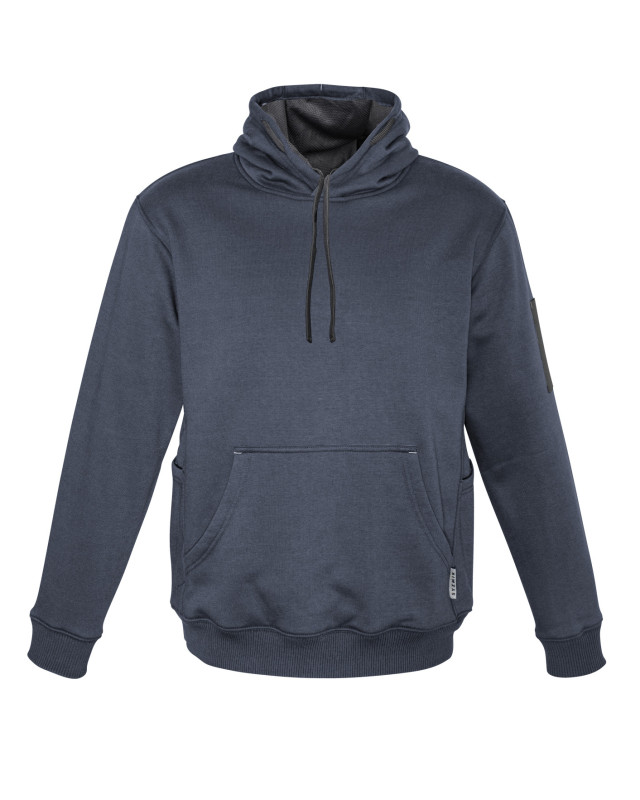 Unisex Multi-Pocket Hoodie Petrol/Charcoal