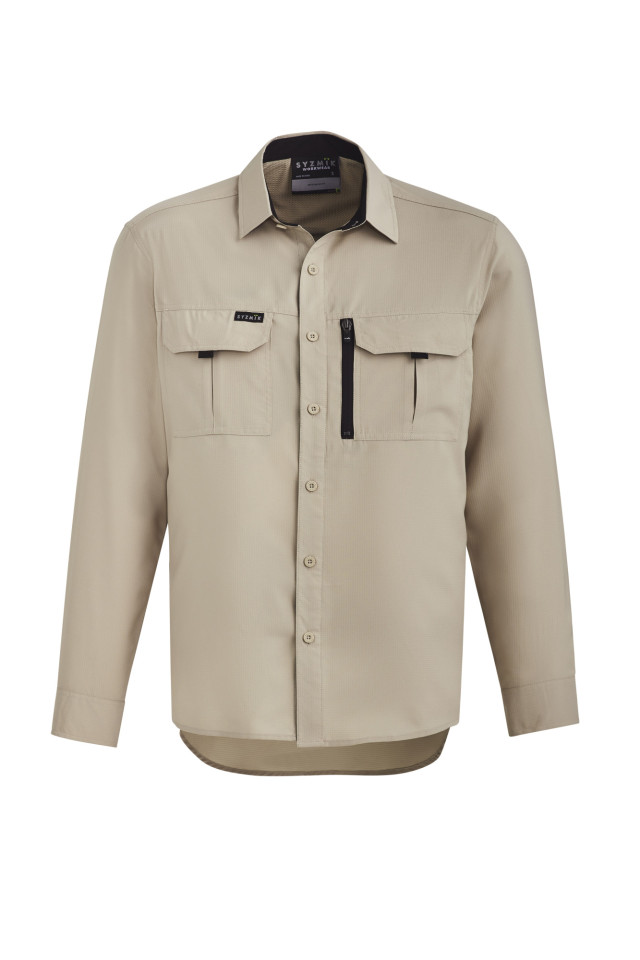 Mens Outdoor Long Sleeve Shirt Sand