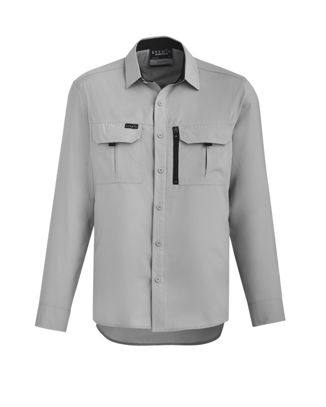 Mens Outdoor Long Sleeve Shirt Stone