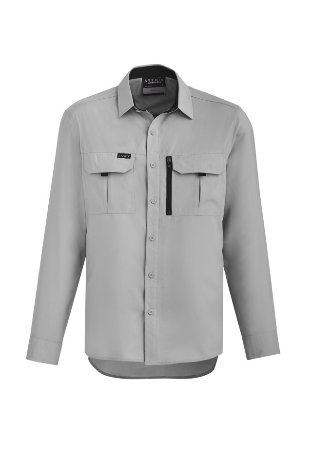 Mens Outdoor Long Sleeve Shirt Stone
