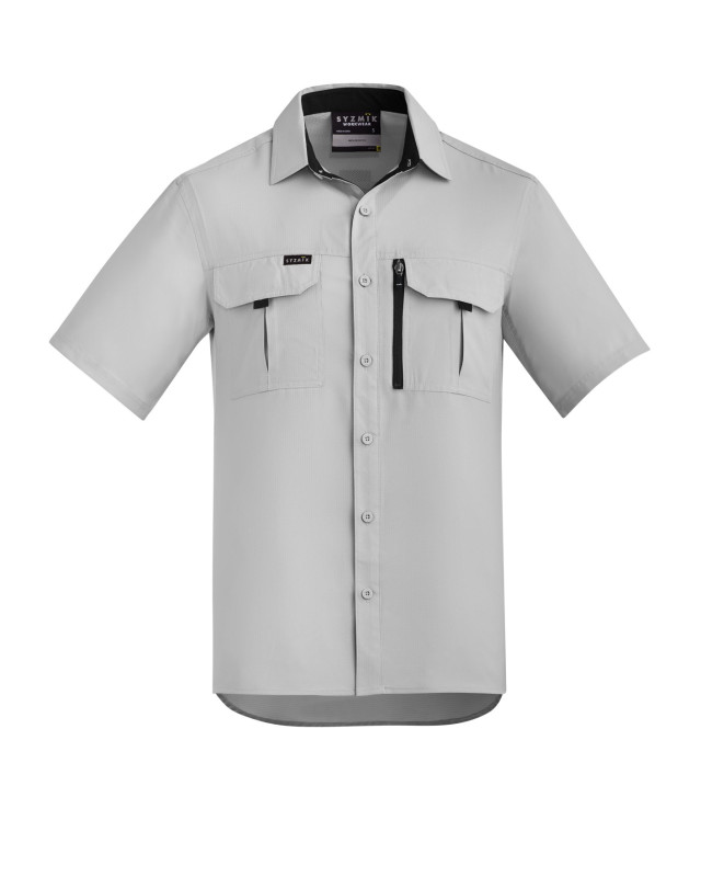 Mens Outdoor Short Sleeve Shirt Stone