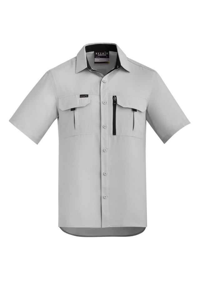 Mens Outdoor Short Sleeve Shirt Stone