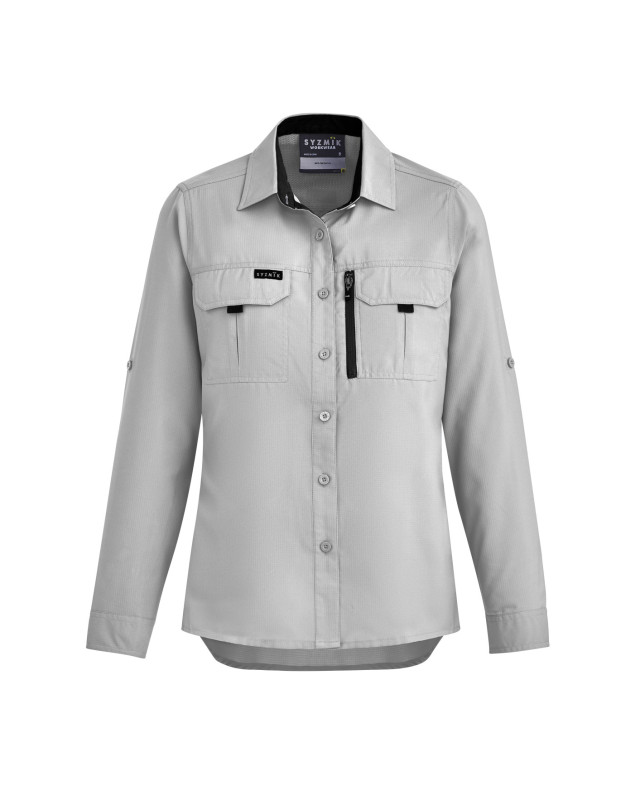 Womens Outdoor Long Sleeve Shirt Stone
