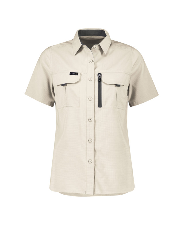 Womens Outdoor Short Sleeve Shirt Sand