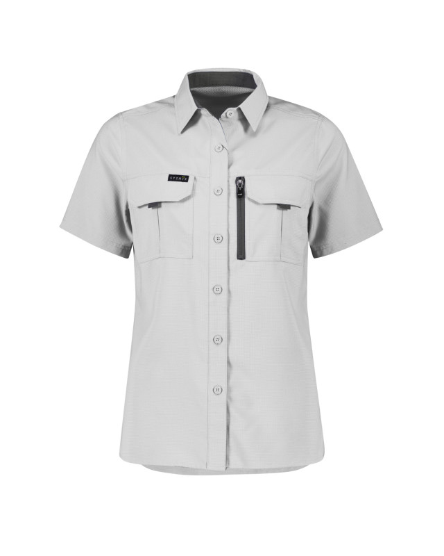 Womens Outdoor Short Sleeve Shirt Stone