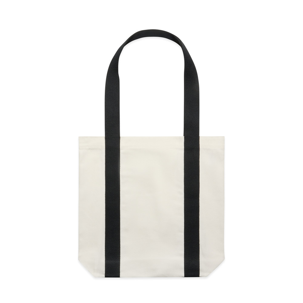 Womens Two-Tone Carrie Tote Cream/Black