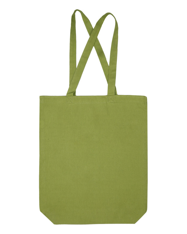 Womens Manly Coloured Tote Bag with Bottom Gusset Olive