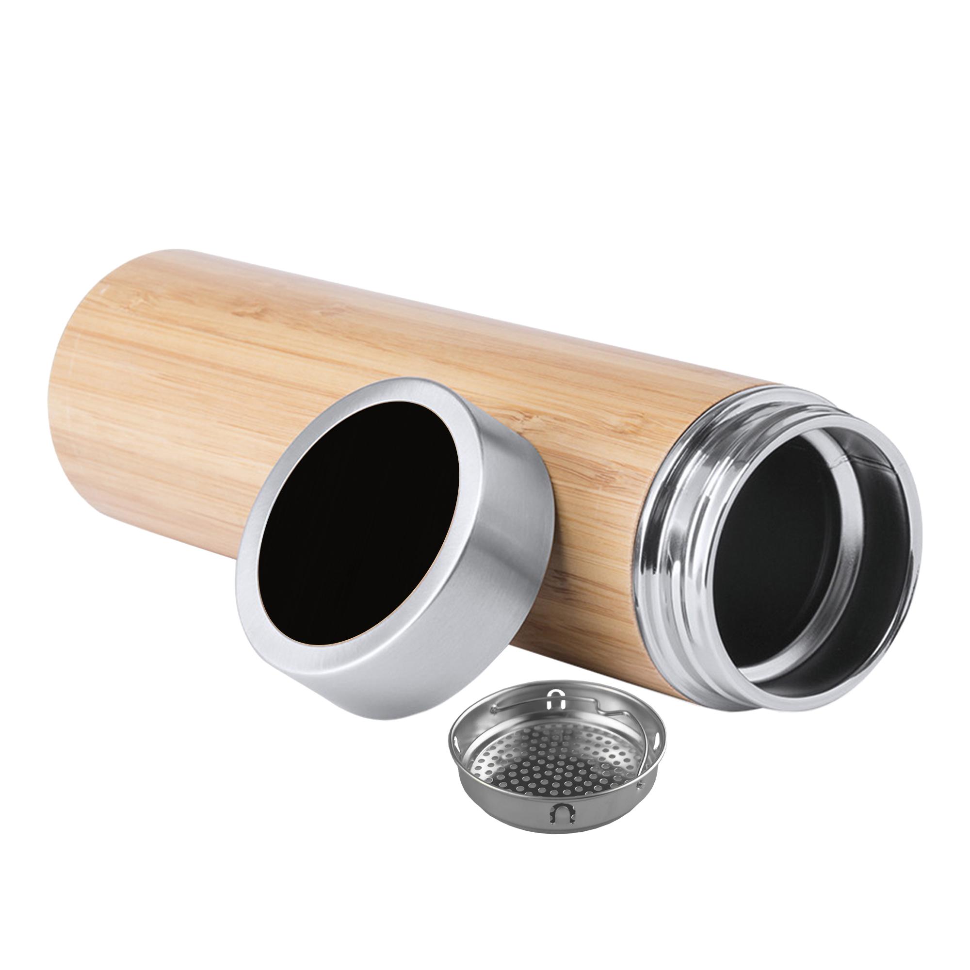 Duke Smart Bamboo Drink Bottle - Natural - Image 4