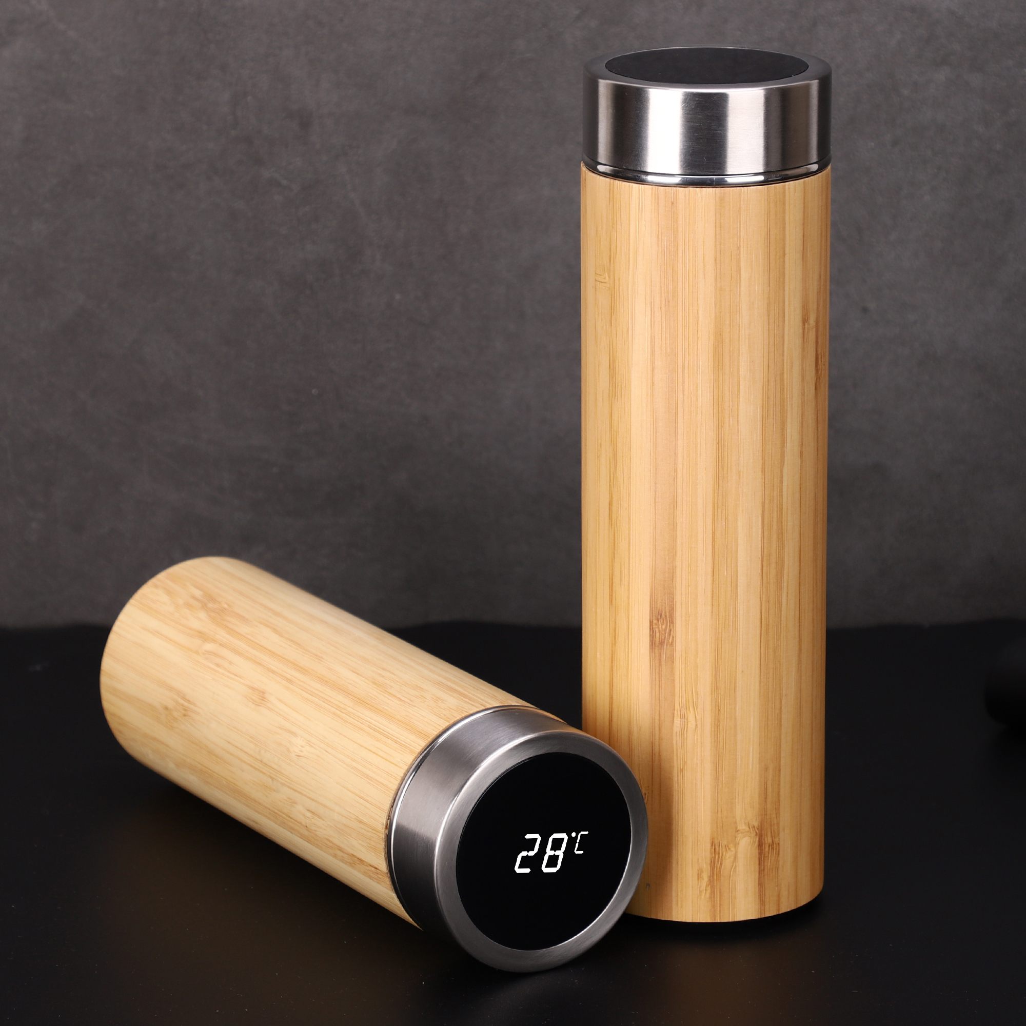 Duke Smart Bamboo Drink Bottle - Natural