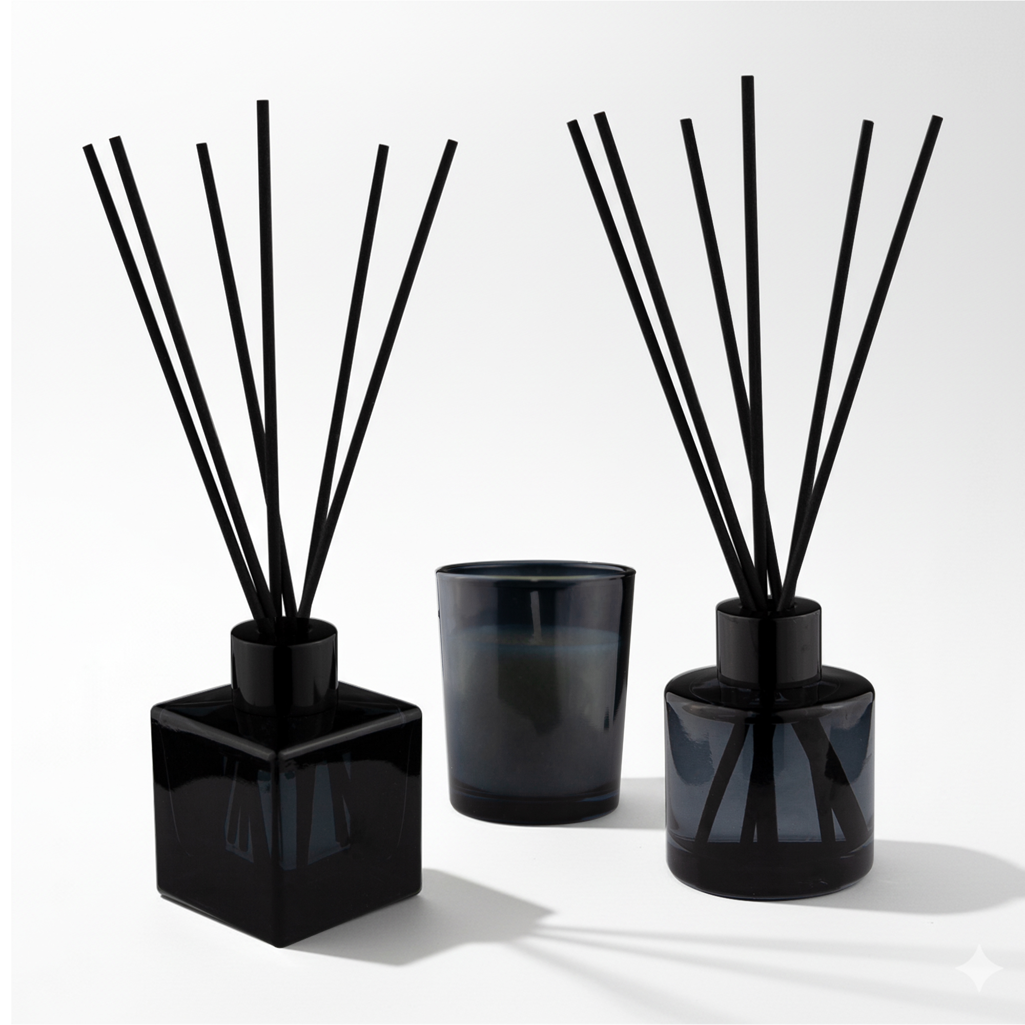 Aroma Diffuser and Candle Gift box - Black - Image 2
