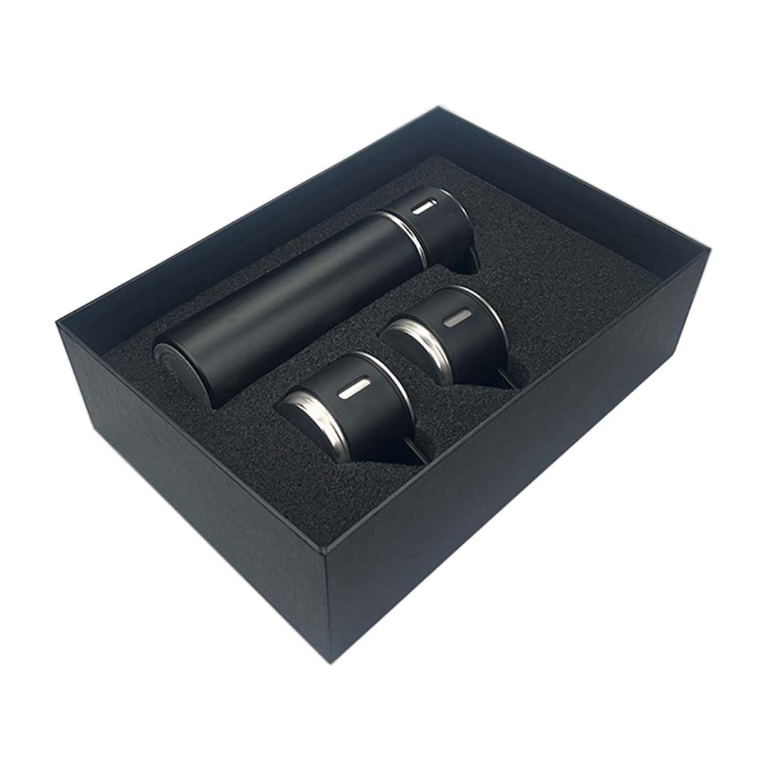Urban Flask Gift Set - Black