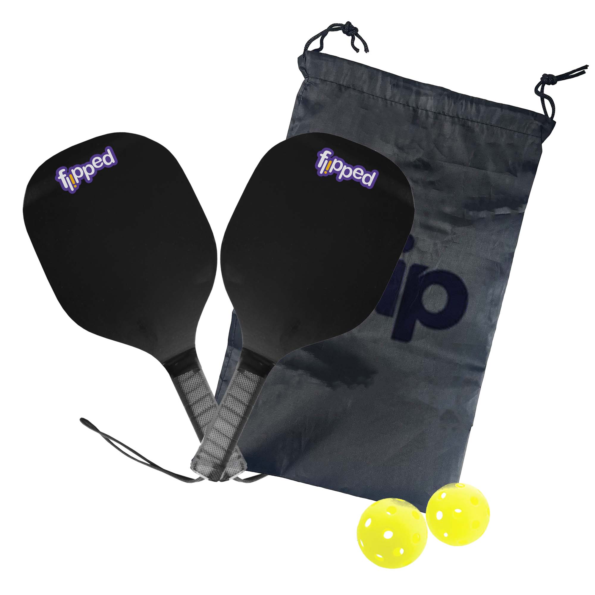 Kels Pickleball Set - Black/Yellow