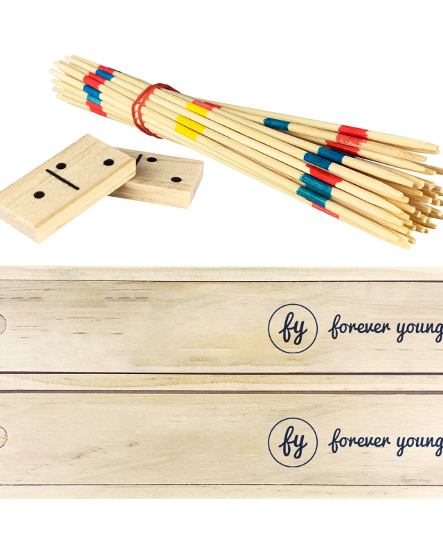 2 in 1 Wooden Play Set - Natural