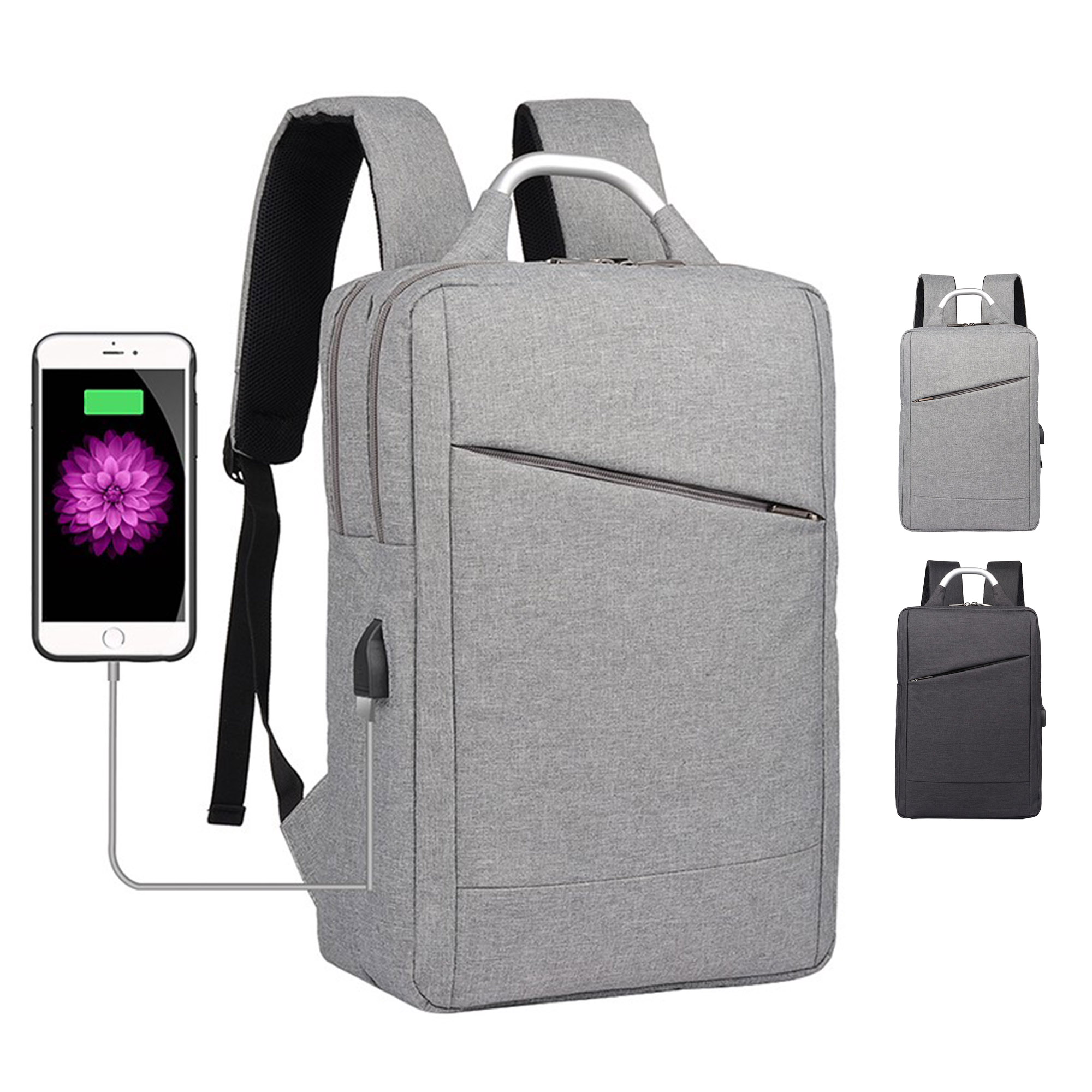 Tokiro Laptop Backpack - Grey - Image 3