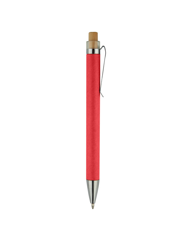 Lanka Recycled Cardboard Pen - Red