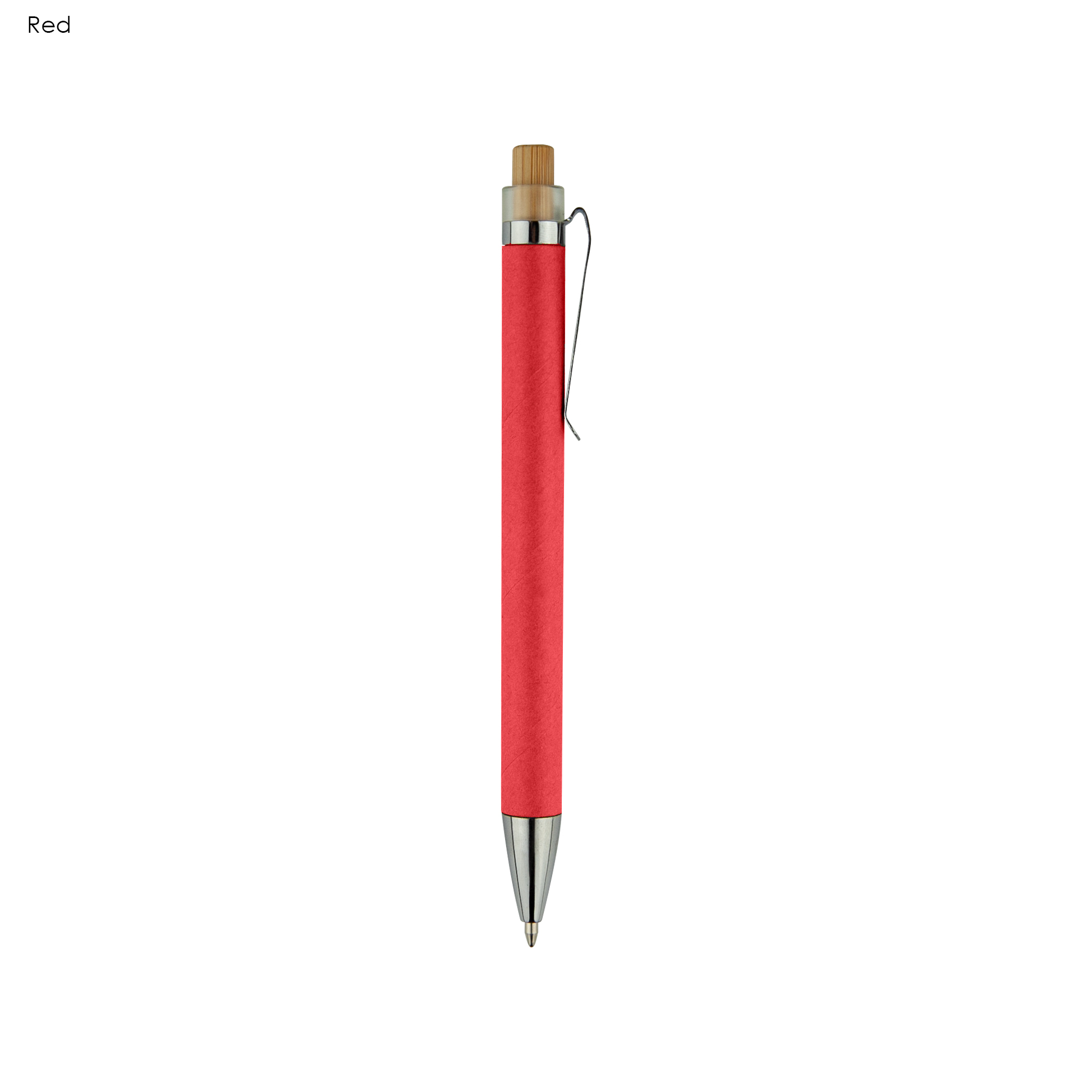 Lanka Recycled Cardboard Pen - Red