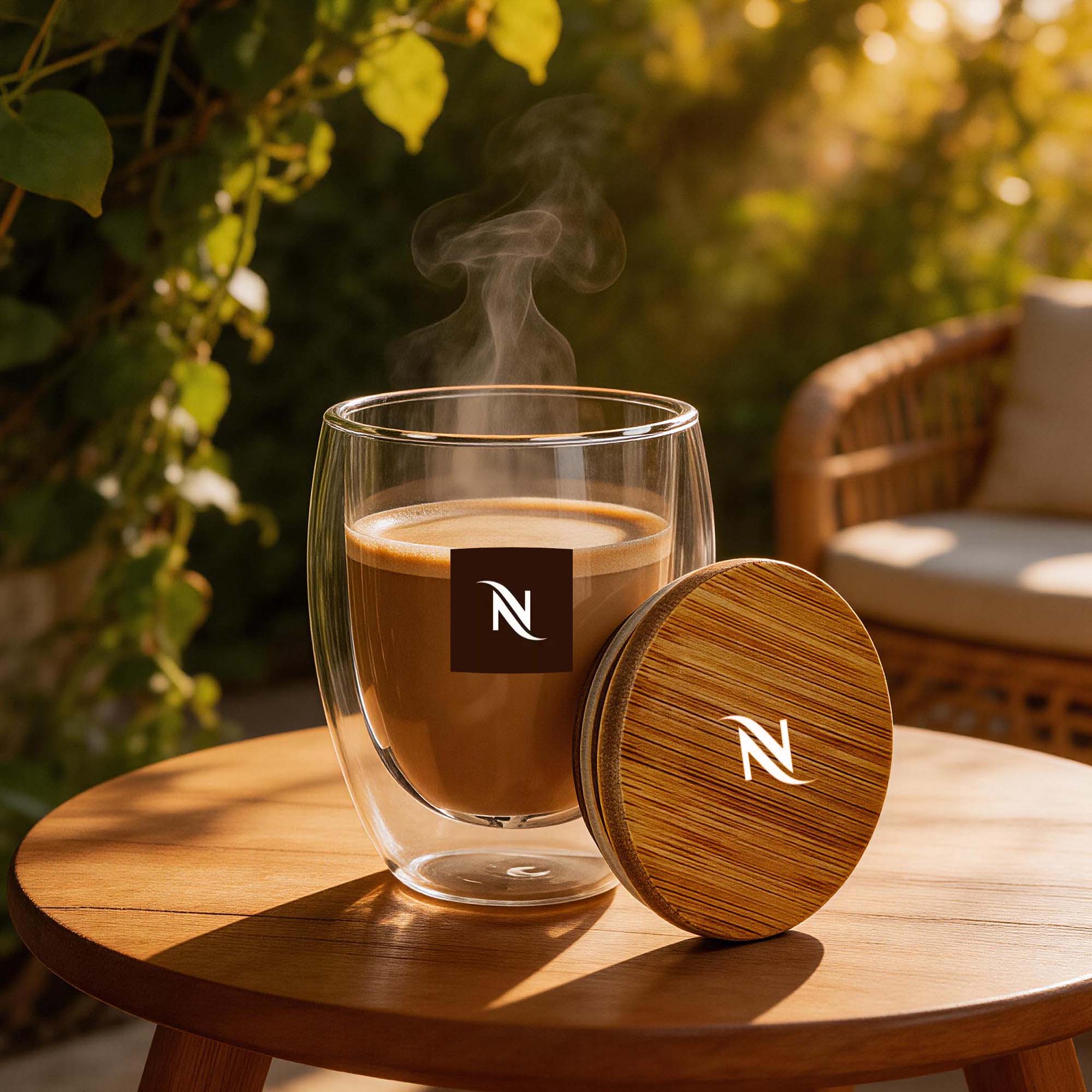 Oxa Double Wall Glass Cup 350ml - Image 4