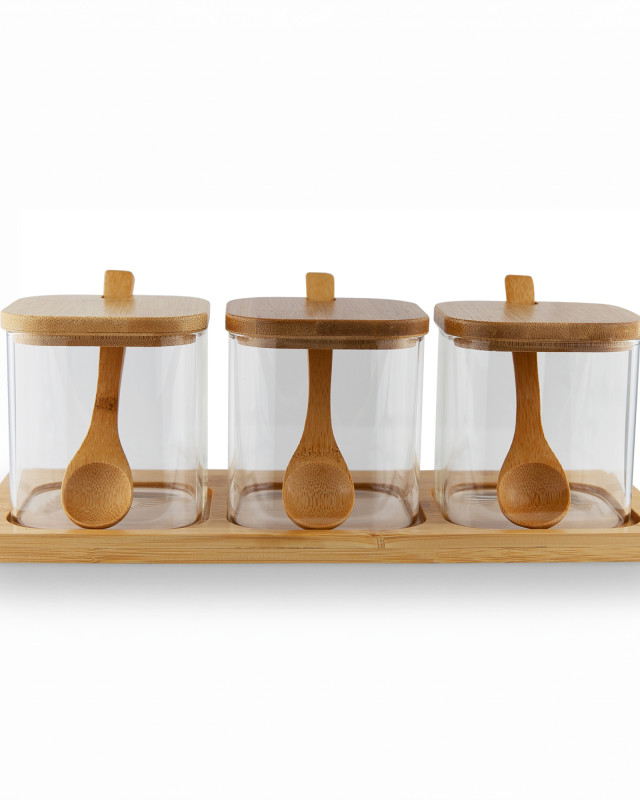 Kitchen Condiments Jars