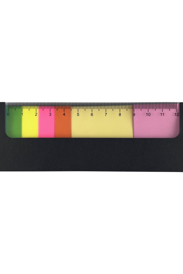 Sticky Note On A Ruler Line Richard Ruler Sticky Note Pad - Uniform Edit