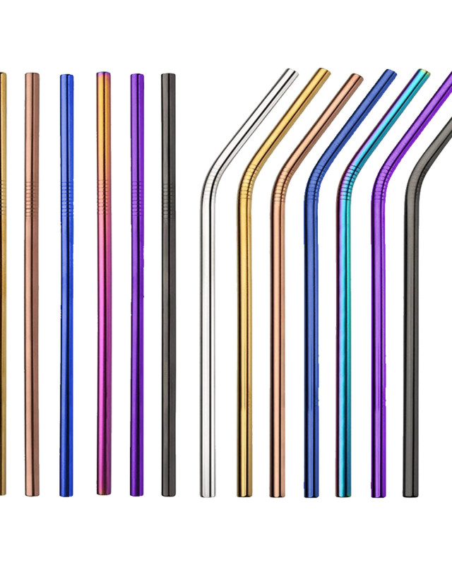 Stainless Steel Straw 8mm x 215mm