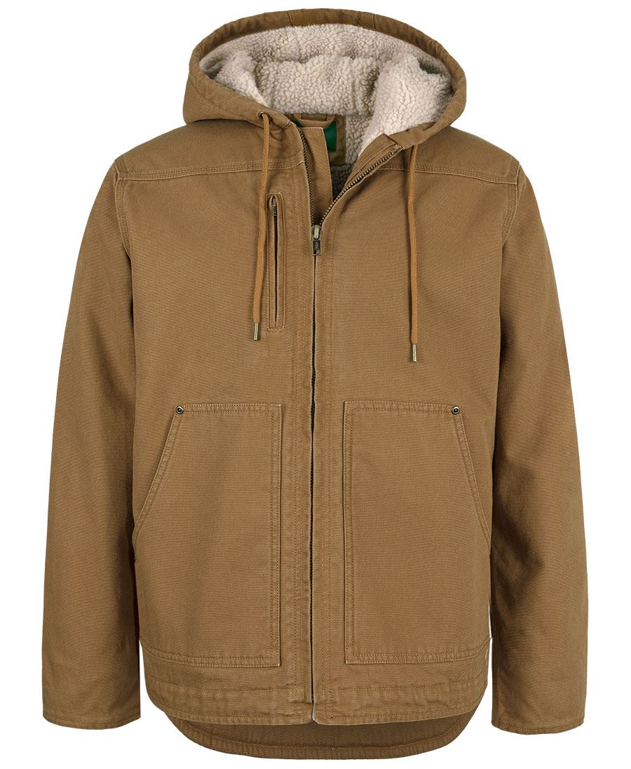 C of C Hooded Barn Jacket - Camel