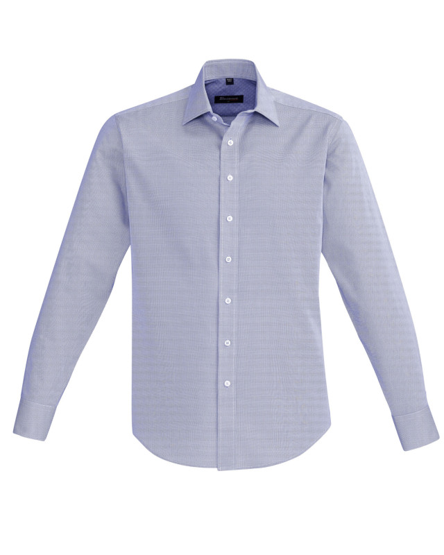 Mens Hudson Long Sleeve Shirt - Patriot Blue
