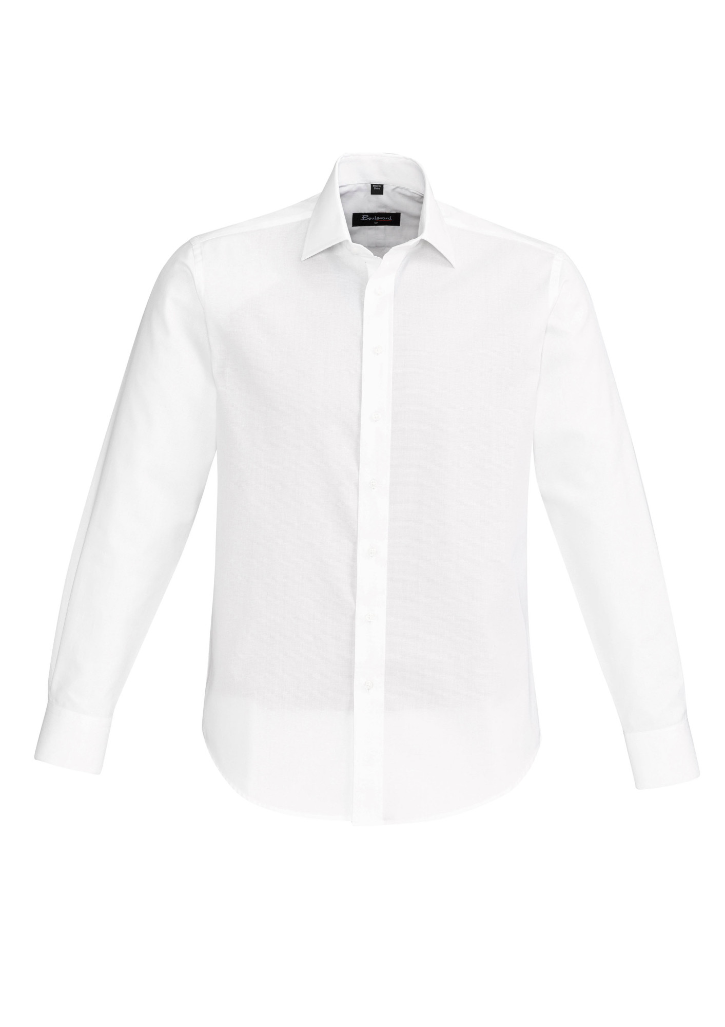 Mens Hudson Long Sleeve Shirt - White