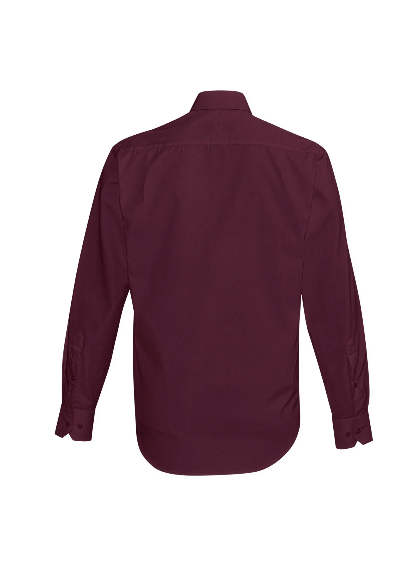 Mens Hudson Long Sleeve Shirt - Wine - Image 2