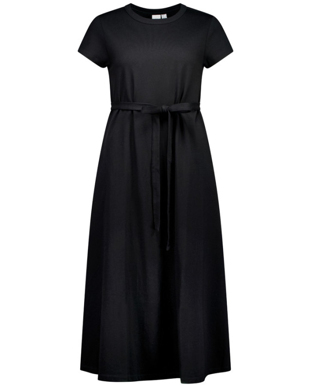 Womens Grace T-Shirt Midi Dress - Black