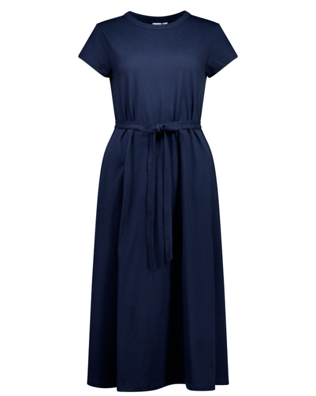 Womens Grace T-Shirt Midi Dress - Navy
