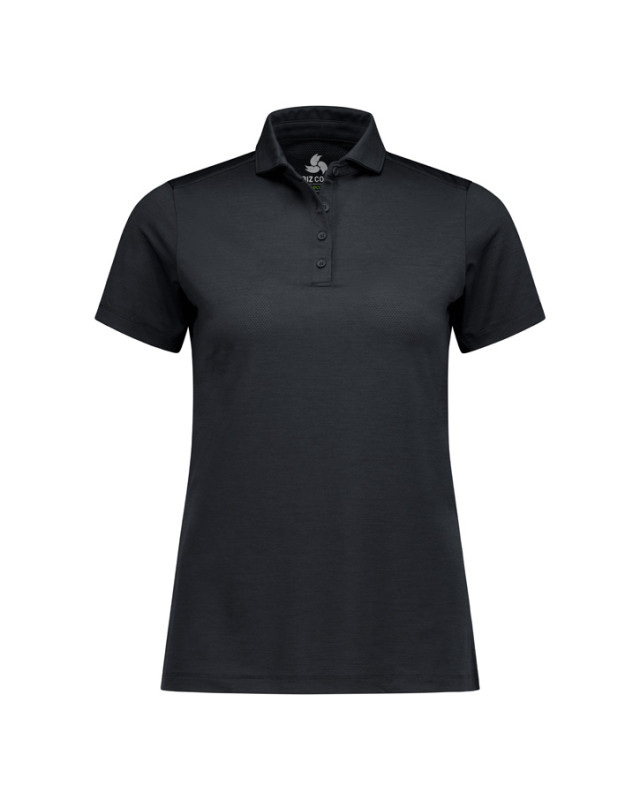 Womens Phoenix Short Sleeve Polo - Black