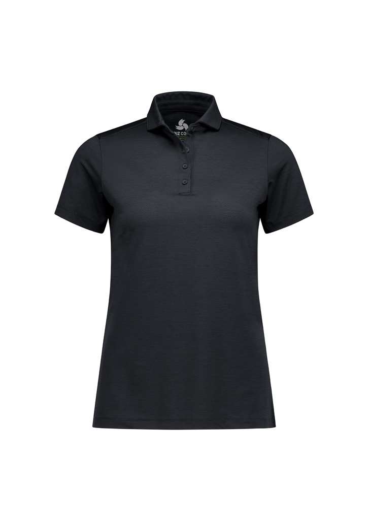 Womens Phoenix Short Sleeve Polo - Black