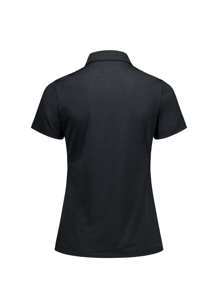 Womens Phoenix Short Sleeve Polo - Black - Image 2