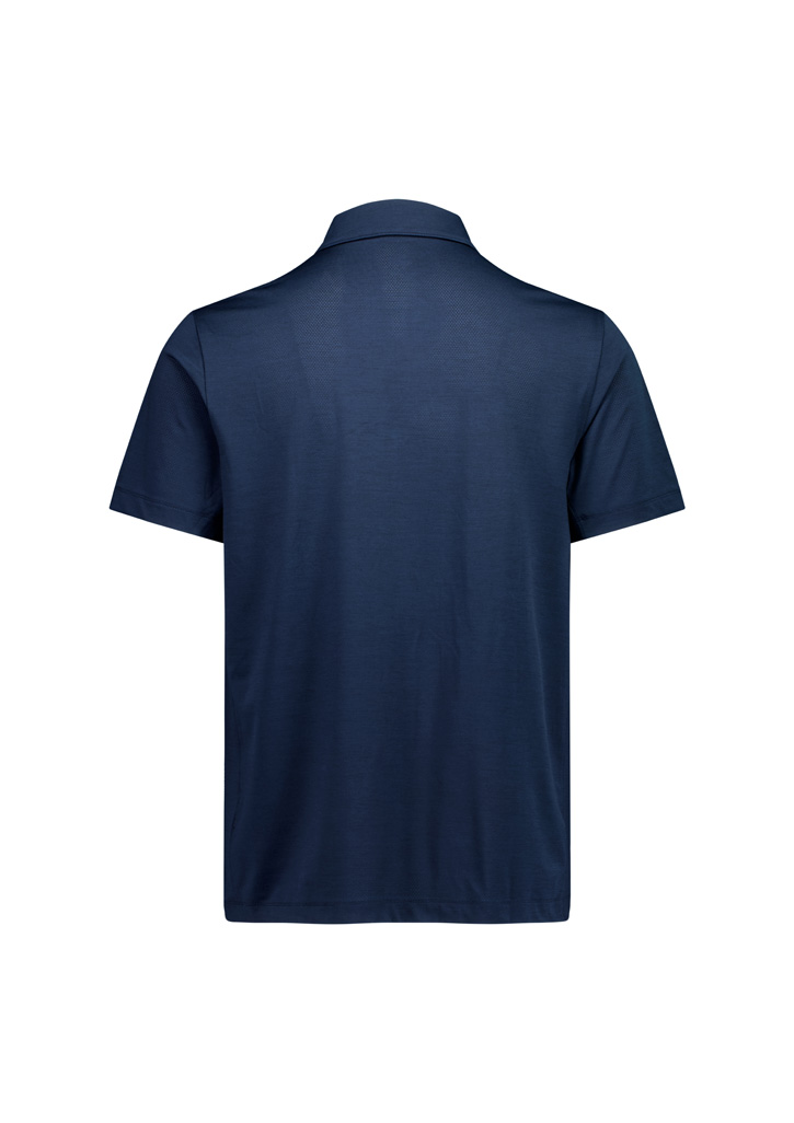 Mens Phoenix Short Sleeve Polo - Navy - Image 2